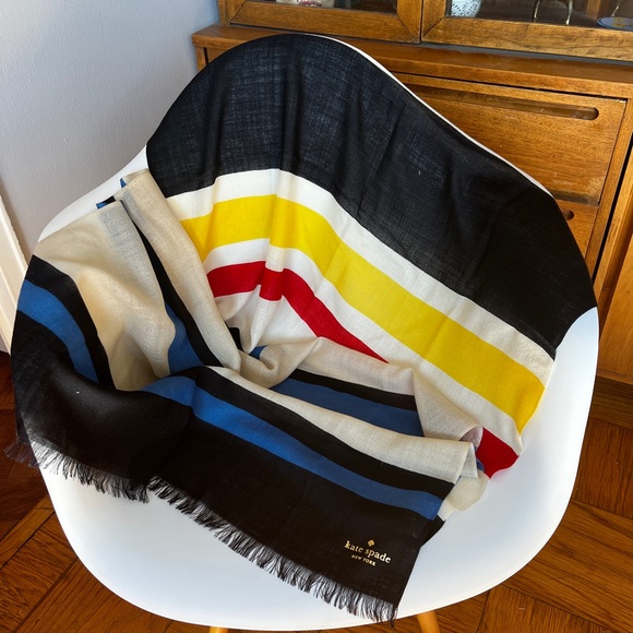 kate spade Accessories - kate spade Summer-weight Wool Wrap Scarf